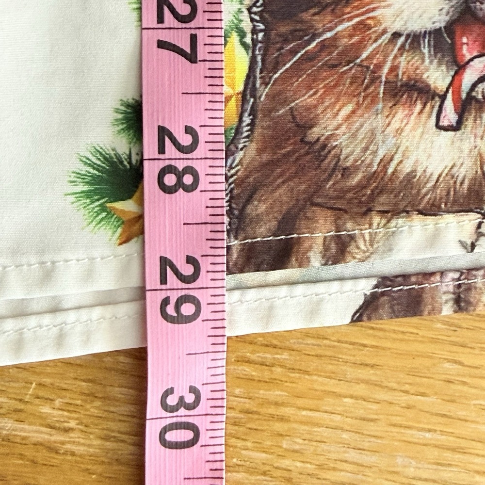 Hawalili Christmas Cats Funny Button Down Shirt AOP Short Sleeve Size M - Picture 8 of 8